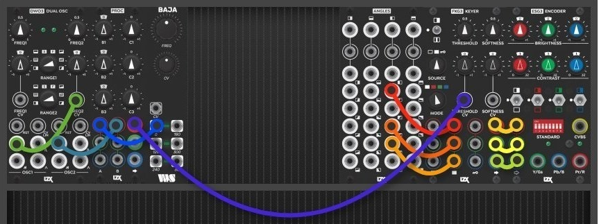 Angular Color Wave patch diagram