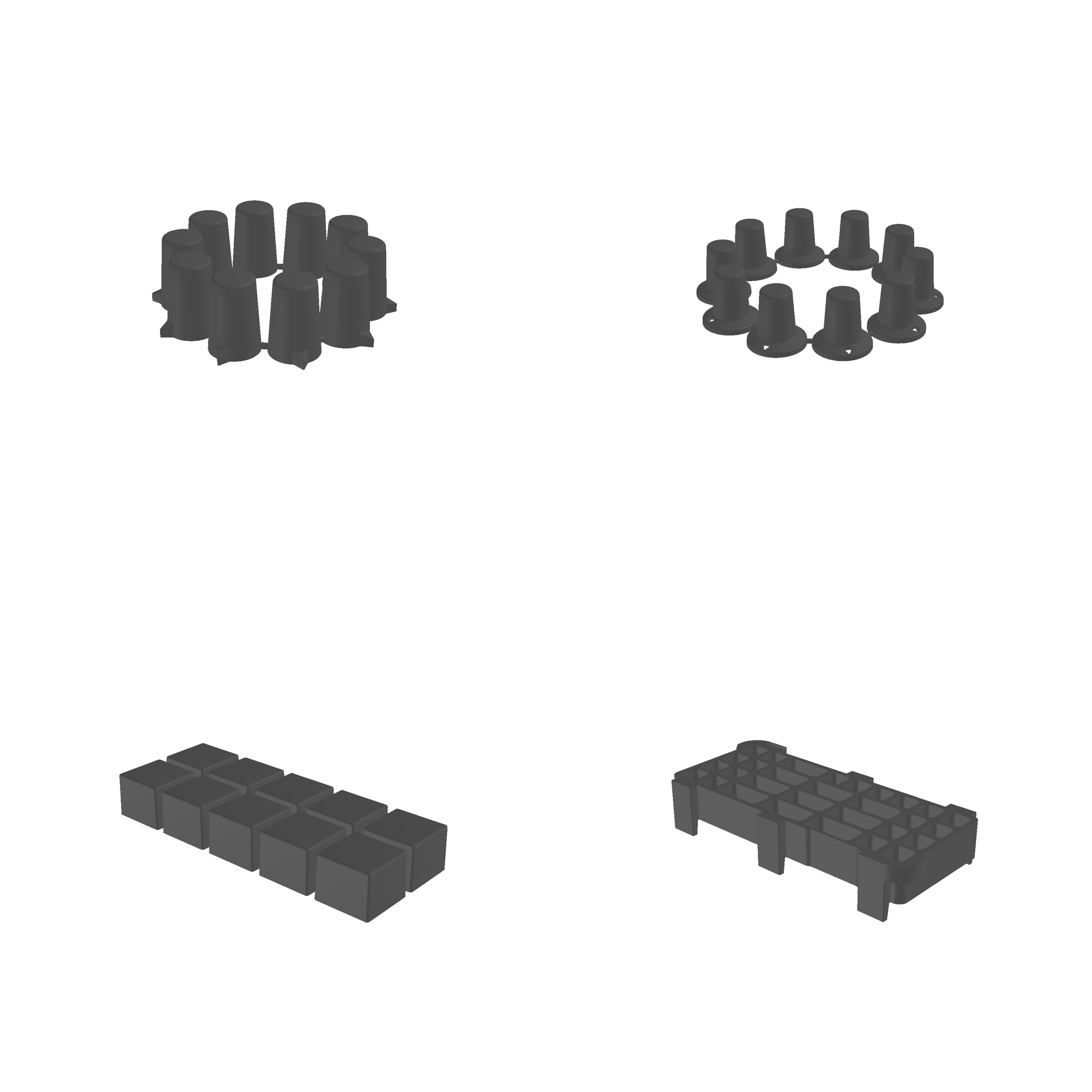 Chromagnon plastic sprues in black