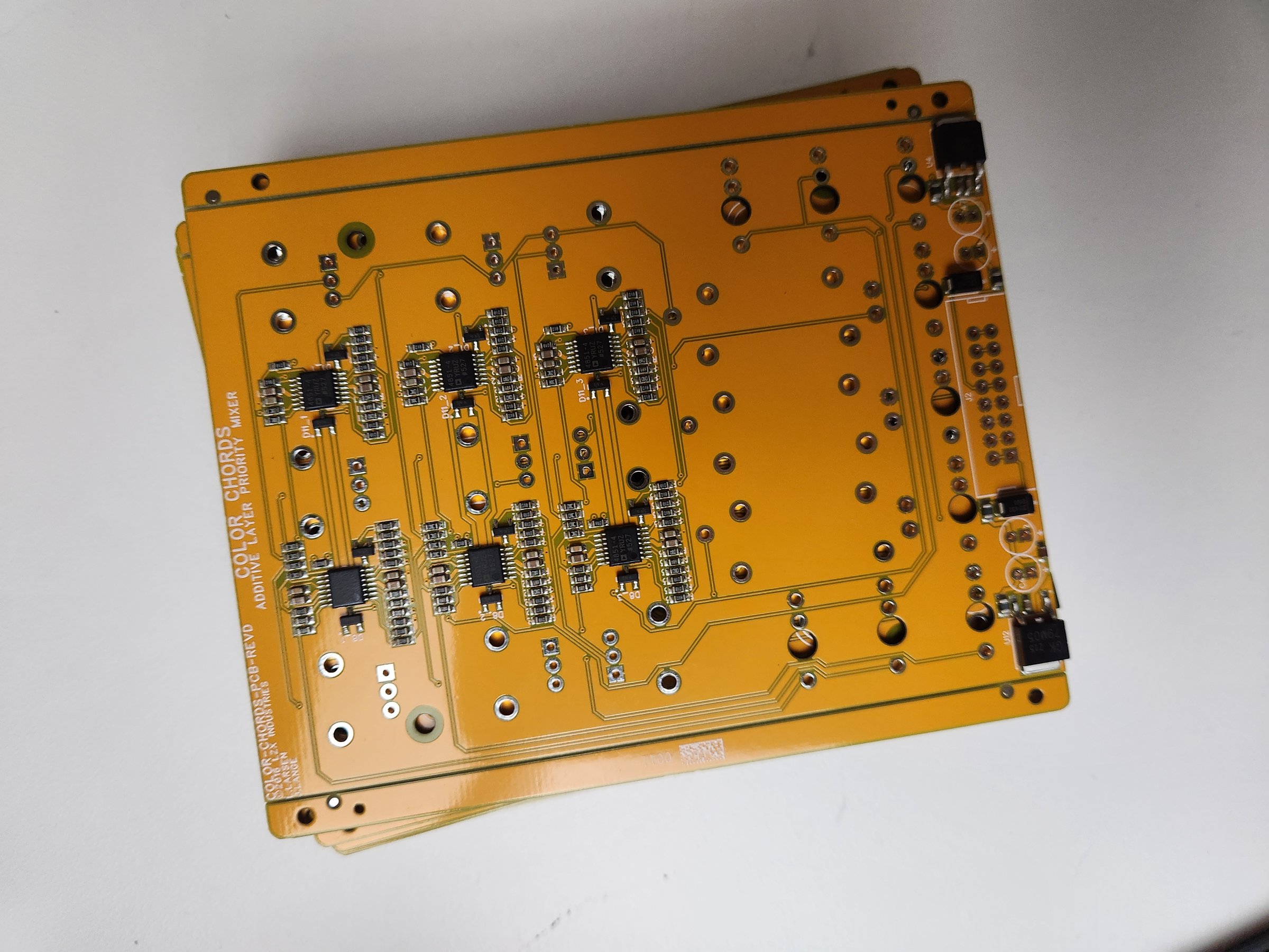 Color Chords PCB stack