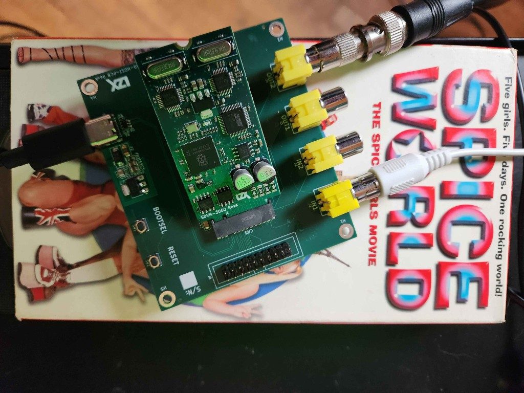 SDVM3060 host board on a VHS tape
