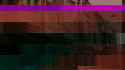 Amber Stutter preset in motion