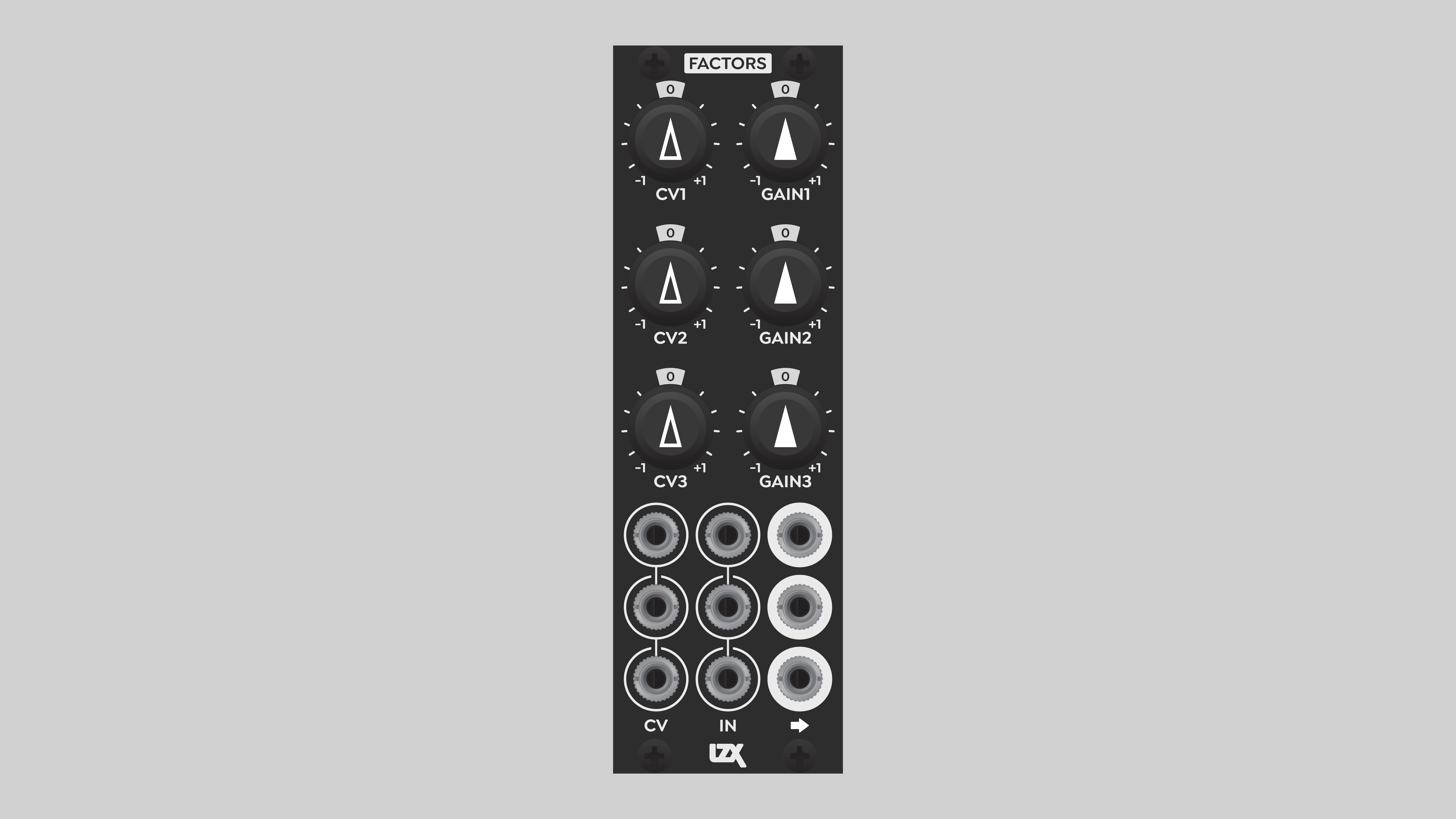 Factors front panel