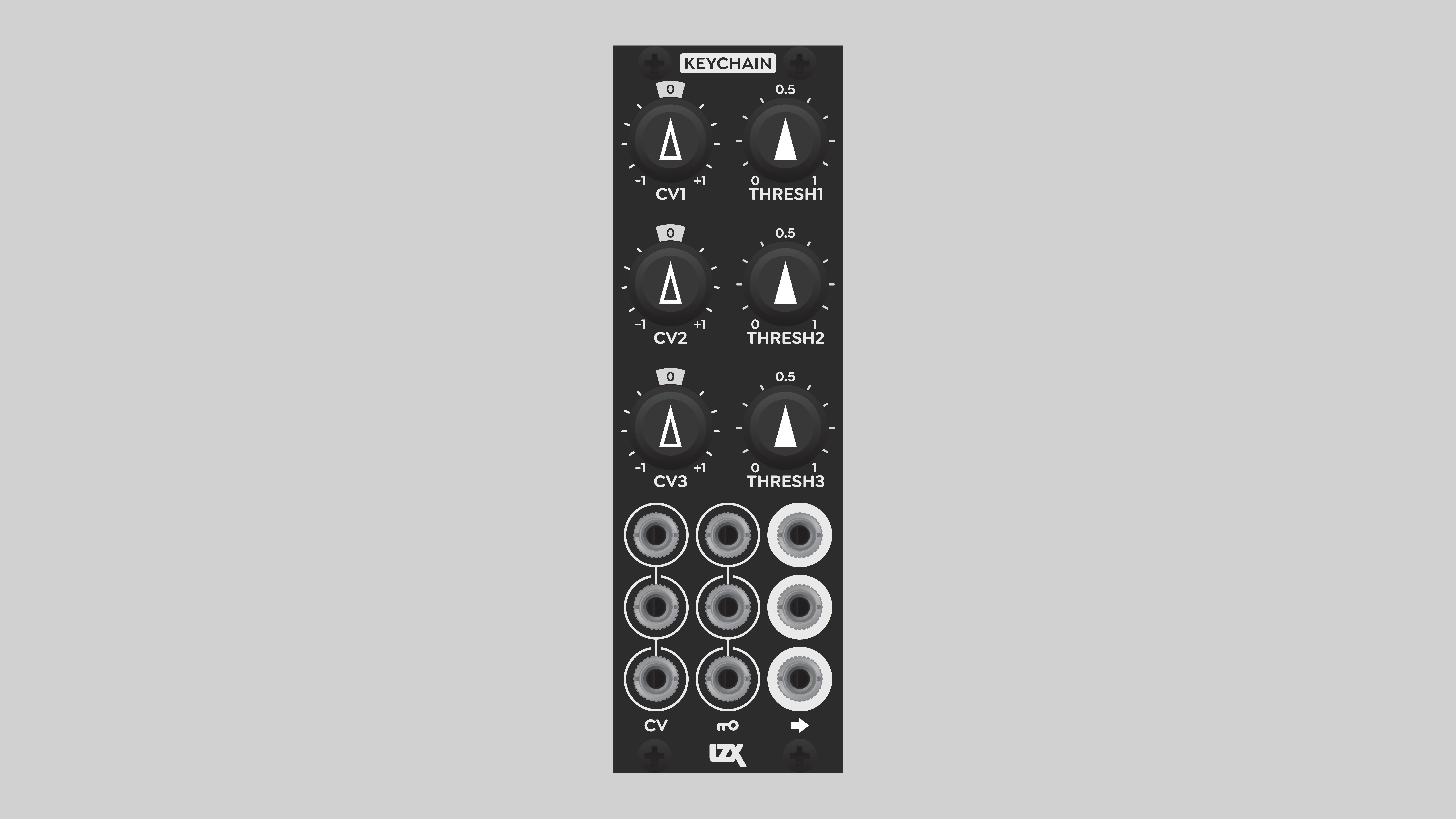 Keychain front panel